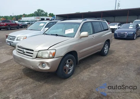 2005 Toyota Highlander z USA, uszkodzony, nr VIN JTEGD21A150106434
